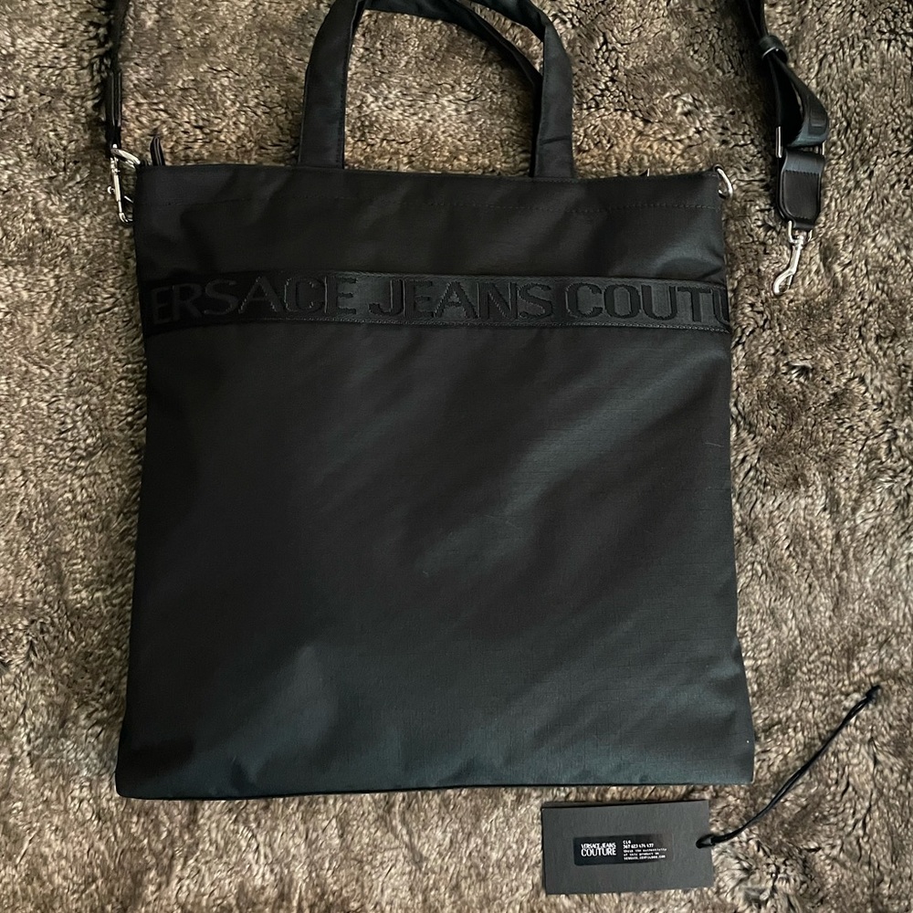 Versace Jeans Etichetta Print Tote Bag - Picture 4 of 12